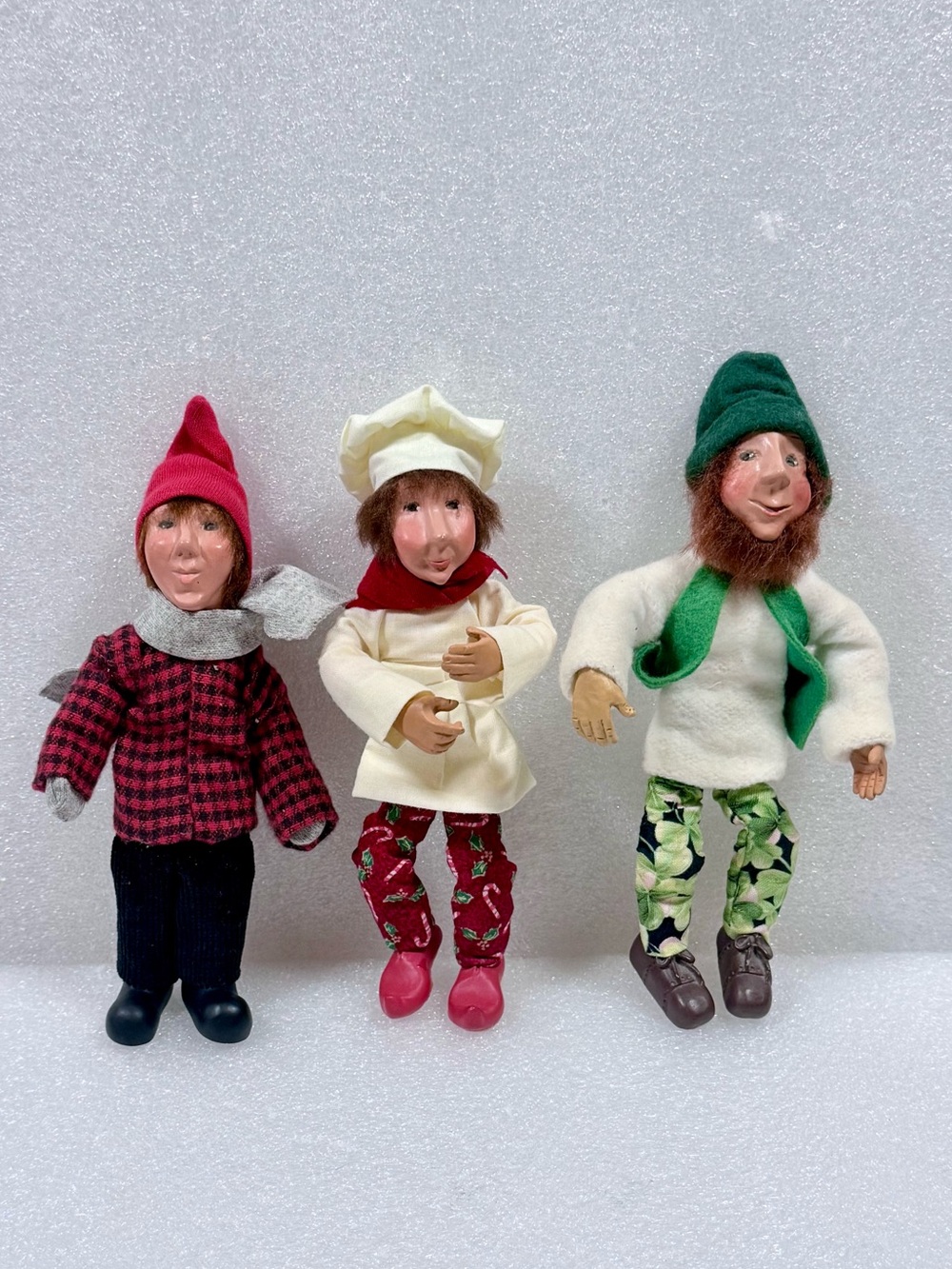 Byers Choice Bendable Kindles Ornaments (3)